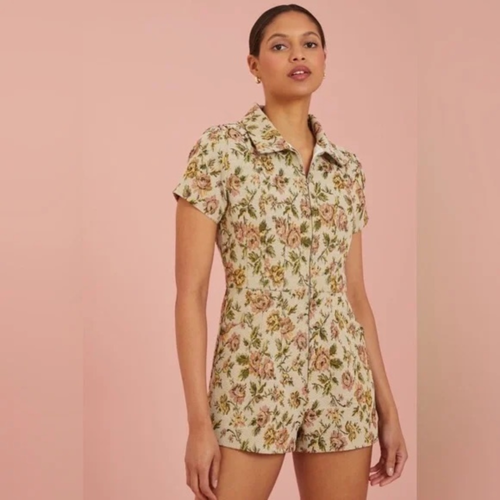 Altar'd State Floral Patterned Romper